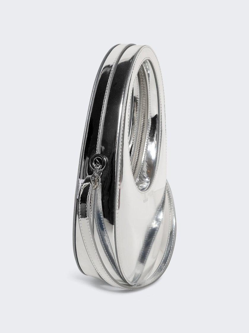 Coperni Mirrored Mini Swipe Bag Silver