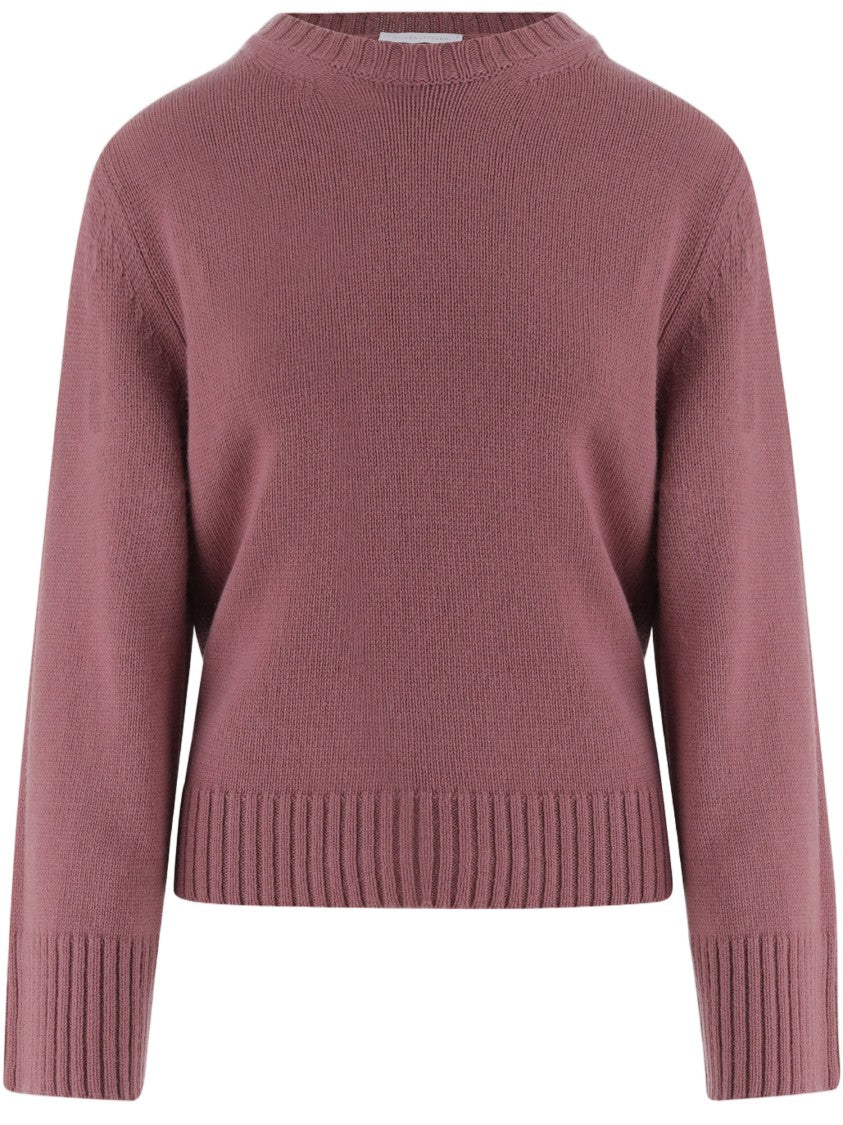 Oliver Lattughi Pink Knit Cashmere Sweater