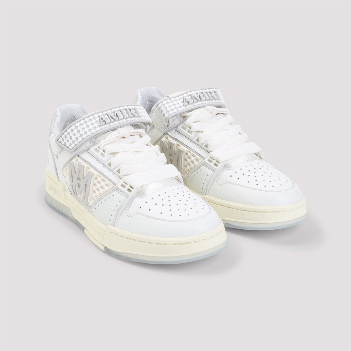 Amiri Premium Leather Low-Top Sneakers With Distinctive Branding