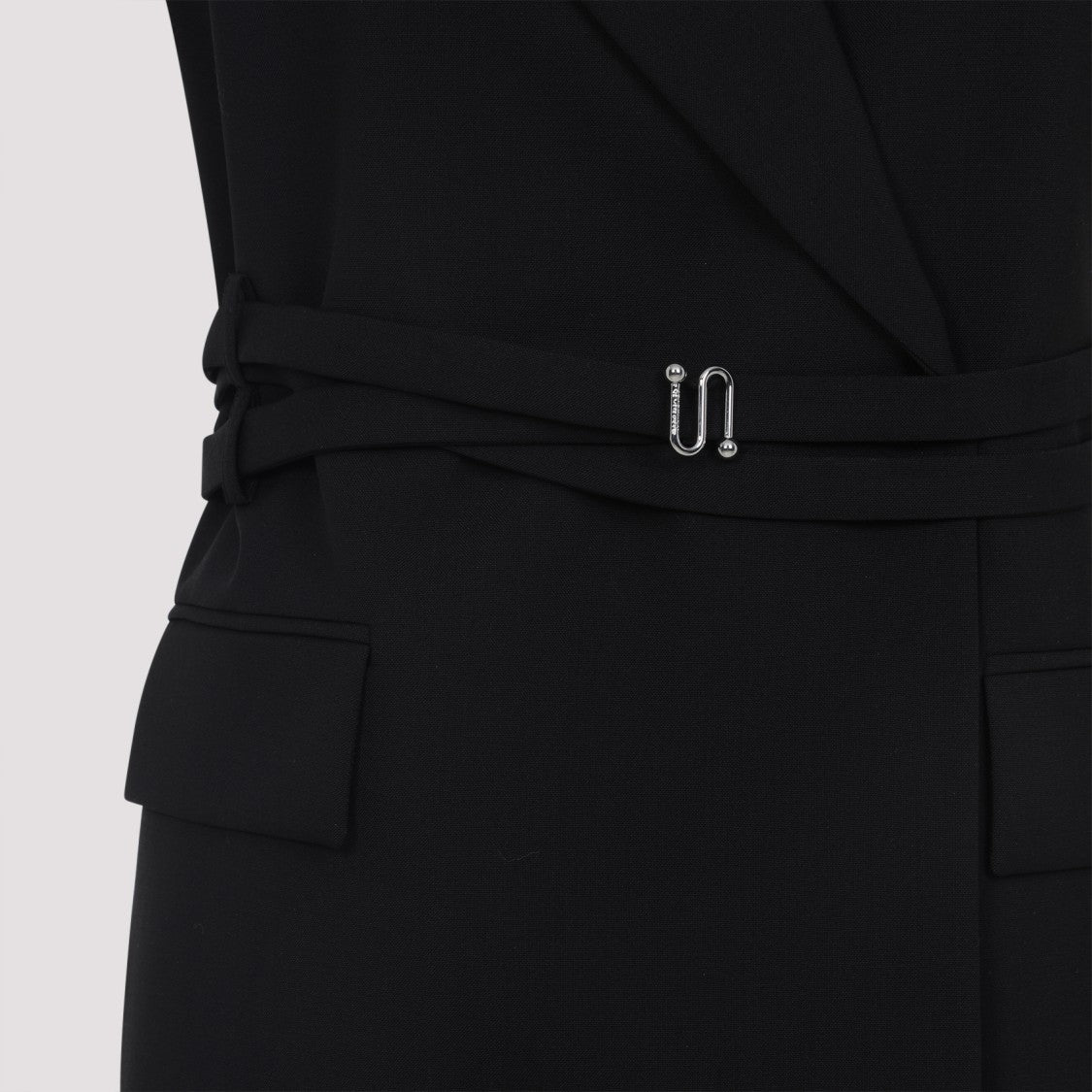 Sportmax Black Virgin Wool Ciurma Gilet