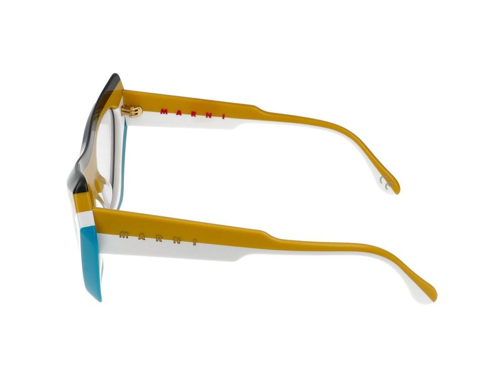 Marni Sunglasses Devil's Pool Stripes Turquoise Multicolor 56/22/145