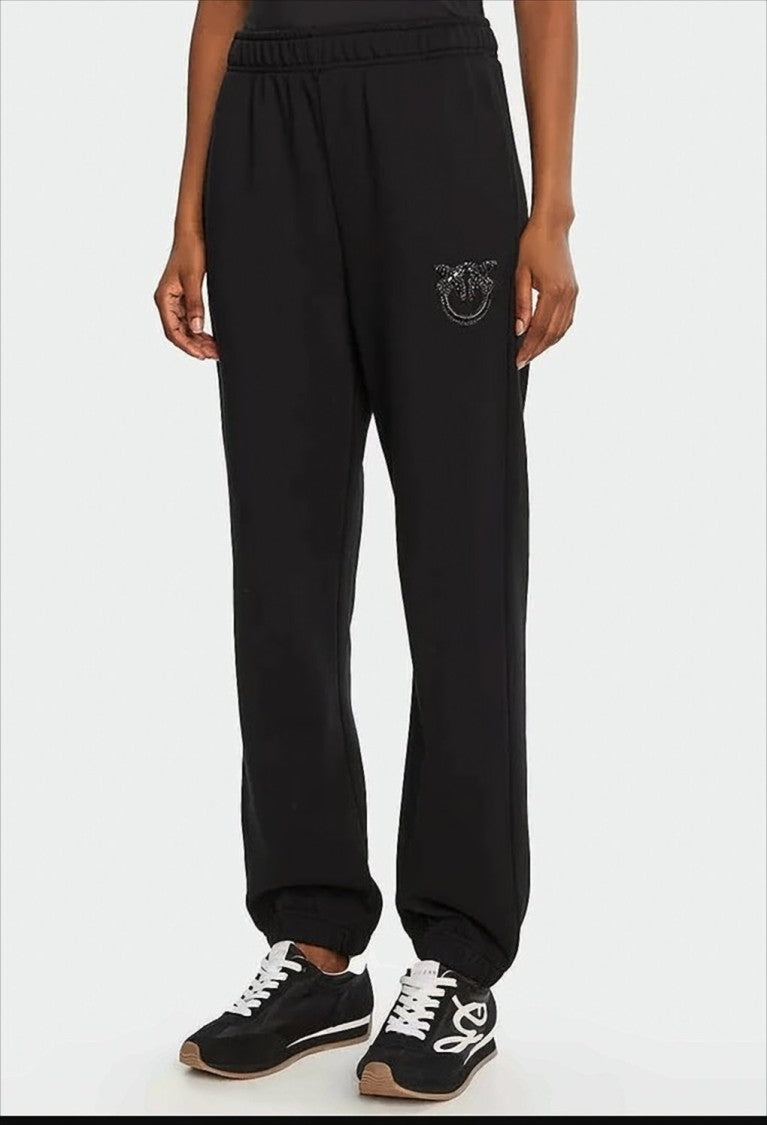 Pinko Relaxed Black Sweatpants
