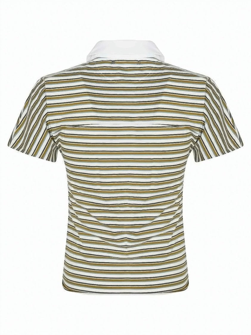 Golden Goose Short-Sleeved Polo Shirt In Fine Wool