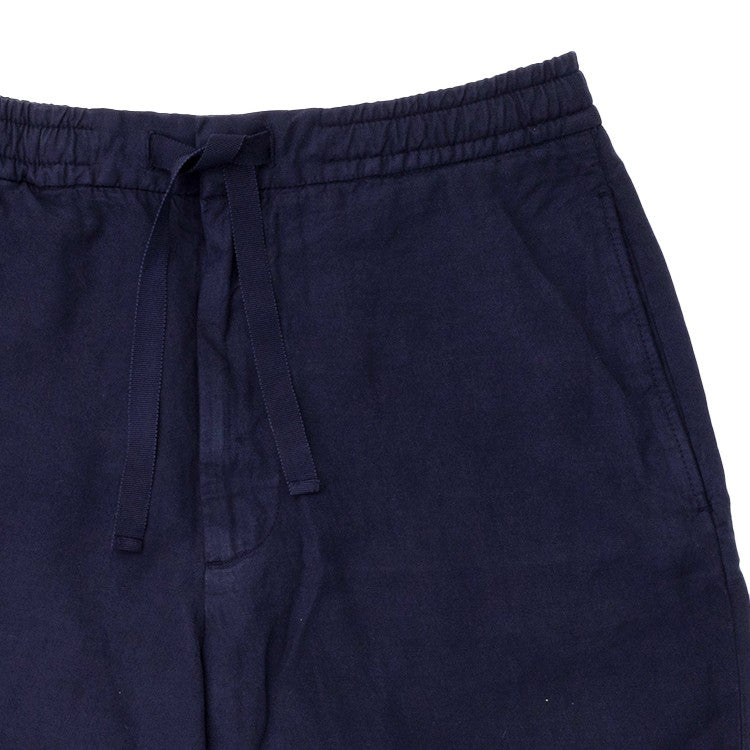 Officine Generale Adjustable Grosgrain Drawstring Blue Shorts