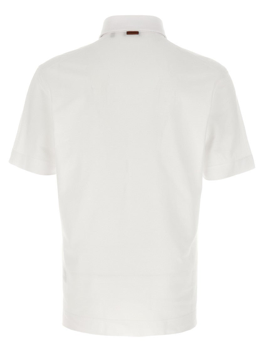 Zegna Piqué Polo Shirt