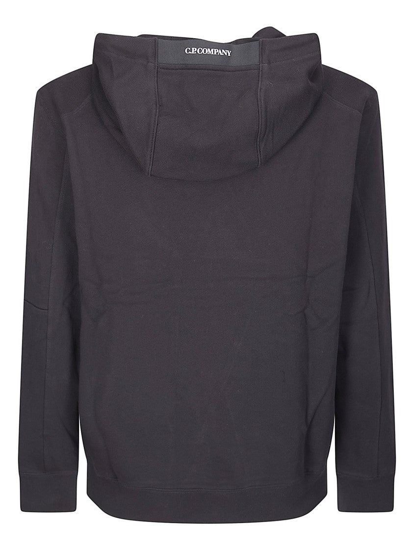 C.P. Company Diagonal Raised Fleece Hooded Lens Sweatshirt