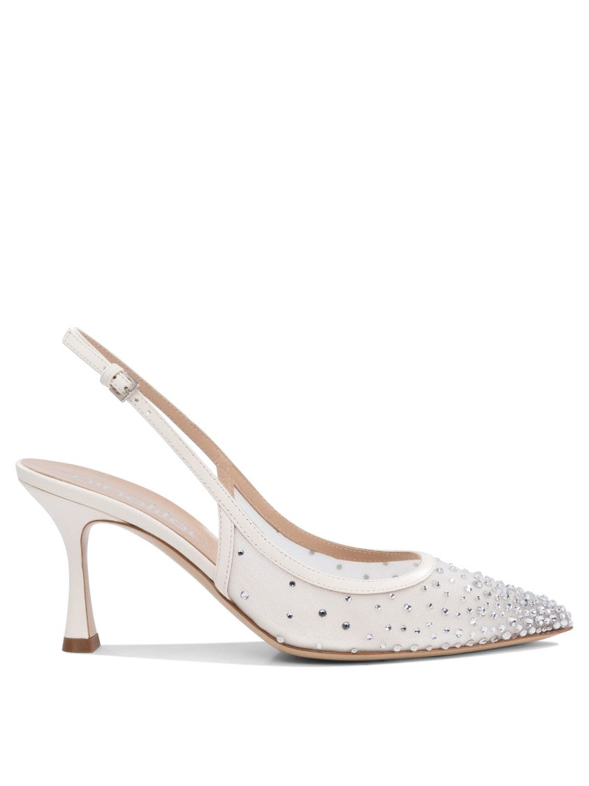 Ninalilou Pointed Toe Slingback Pumps