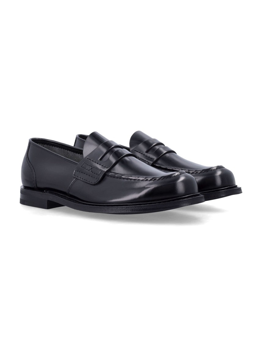 Church's Penny Loafer With Hand-Brushed Bookbinder Leather