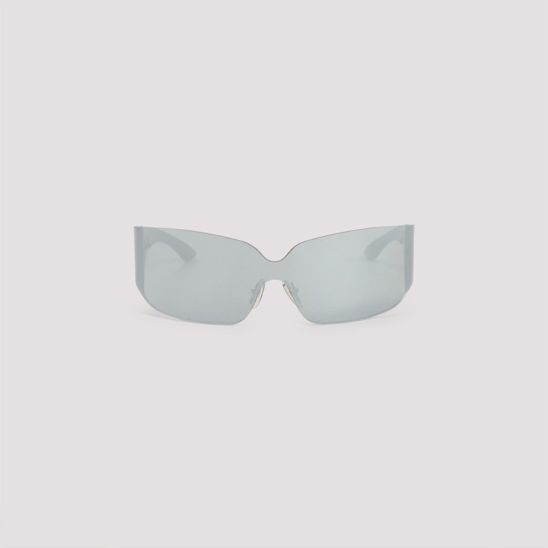 Balenciaga Mono Square Silver Acetate Sunglasses