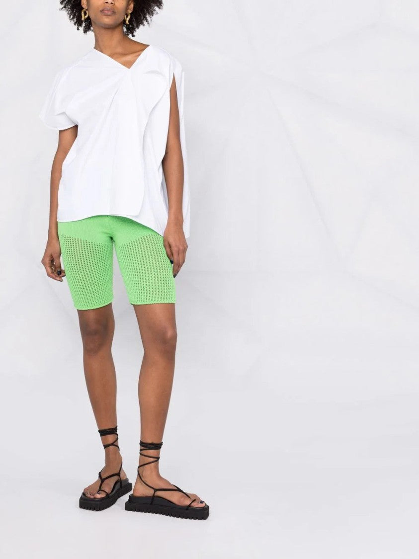 Nanushka Crochet Cycling Shorts