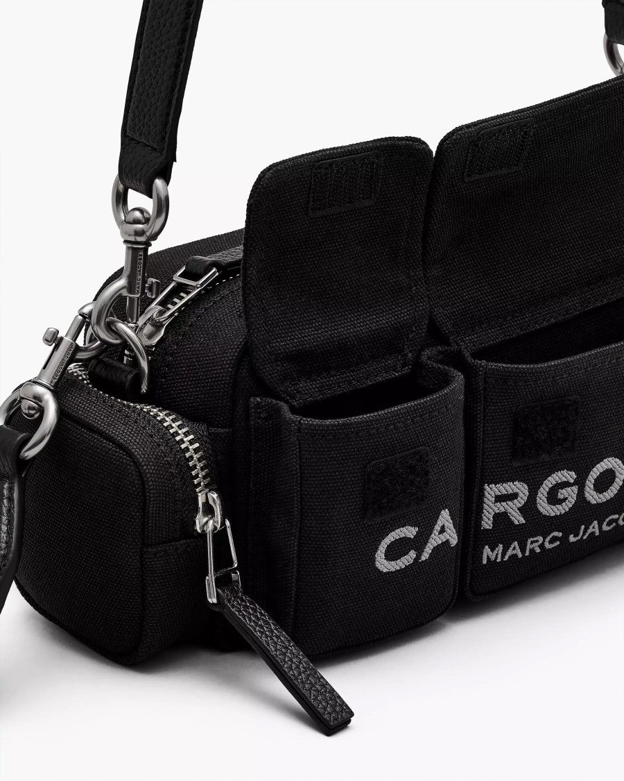 Marc Jacobs The Cargo Canvas Black Shoulder Bag
