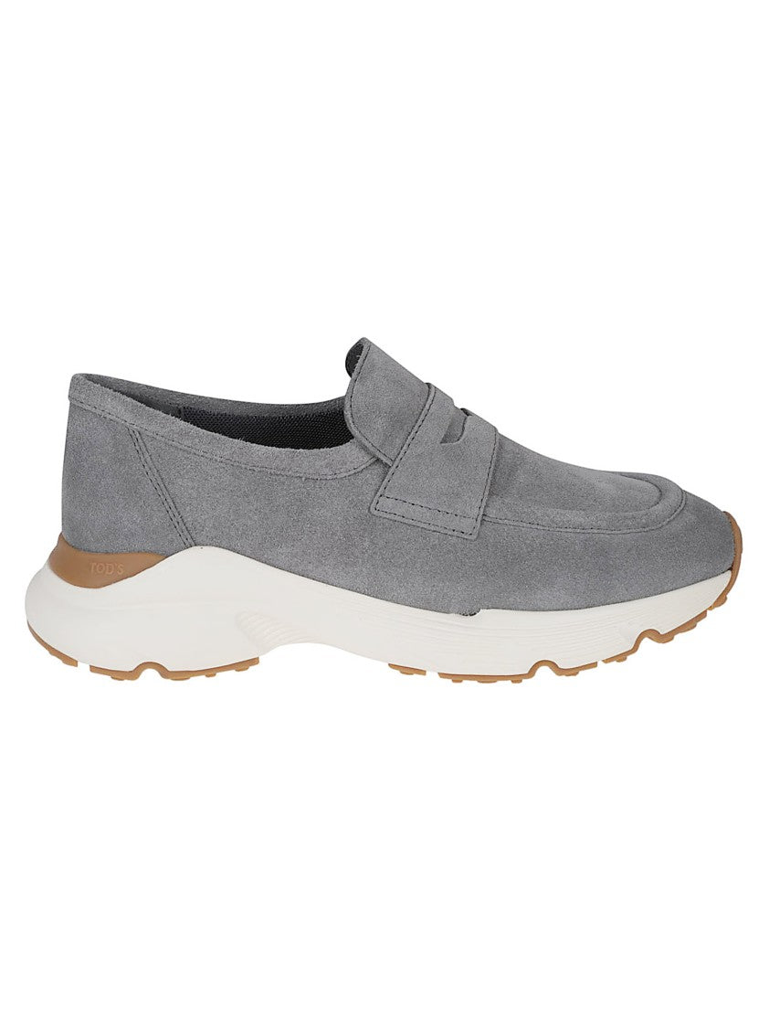 Tod's Suede Chunky Sole Loafers