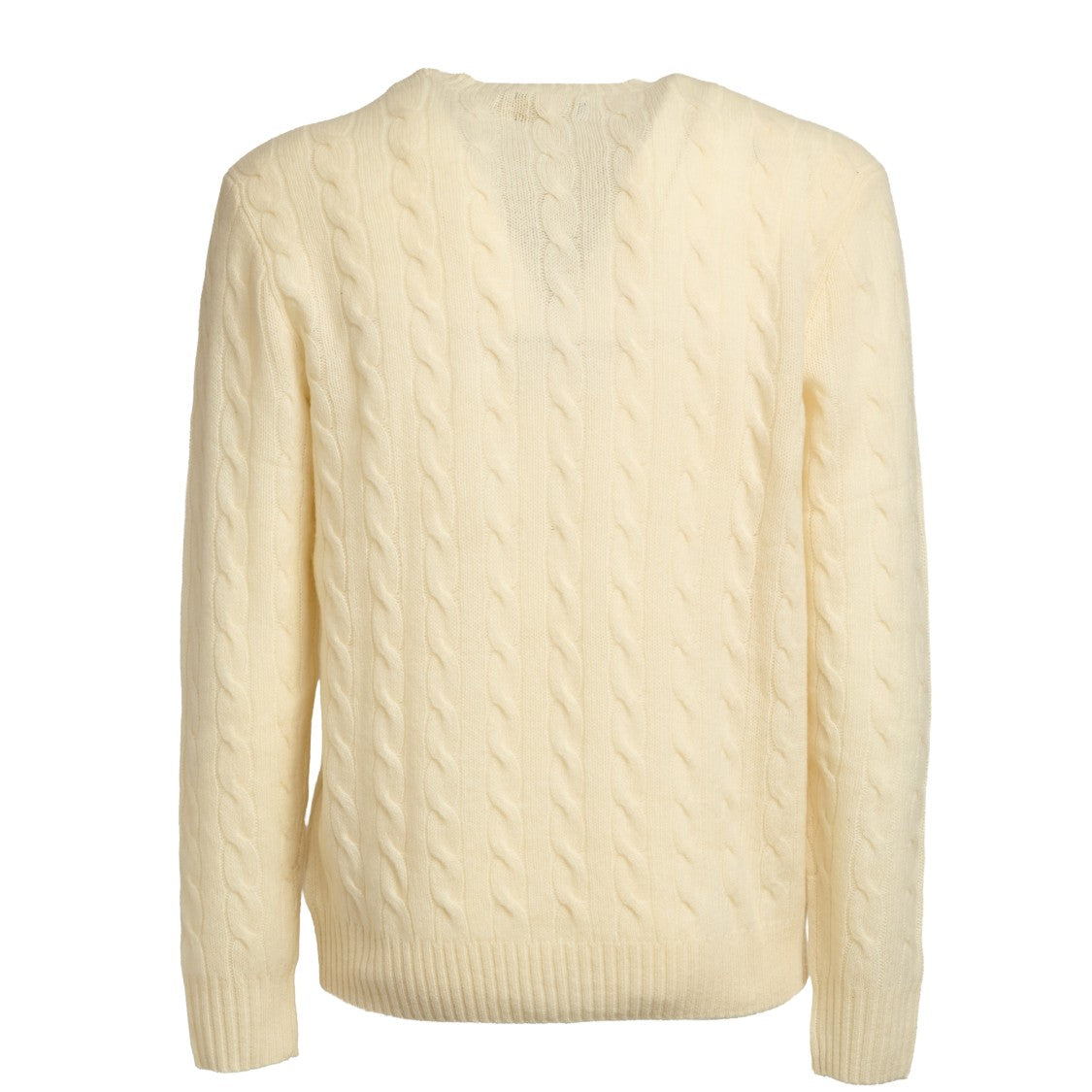 Polo Ralph Lauren Crew Neck Sweater With Cable Knit Design