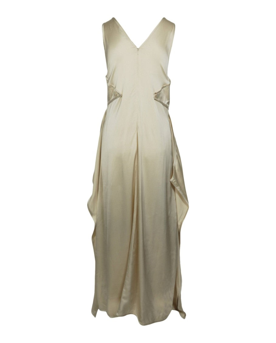 Stella Mccartney Plunging Neckline Embellished Gown With Hook Closure