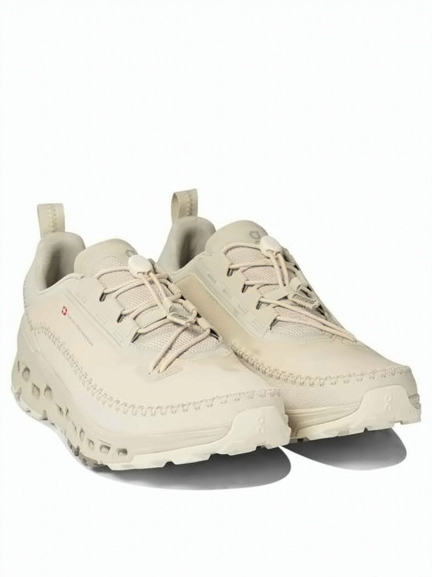 On Running White Recycled Polyester Cushioned Sole Sneakers