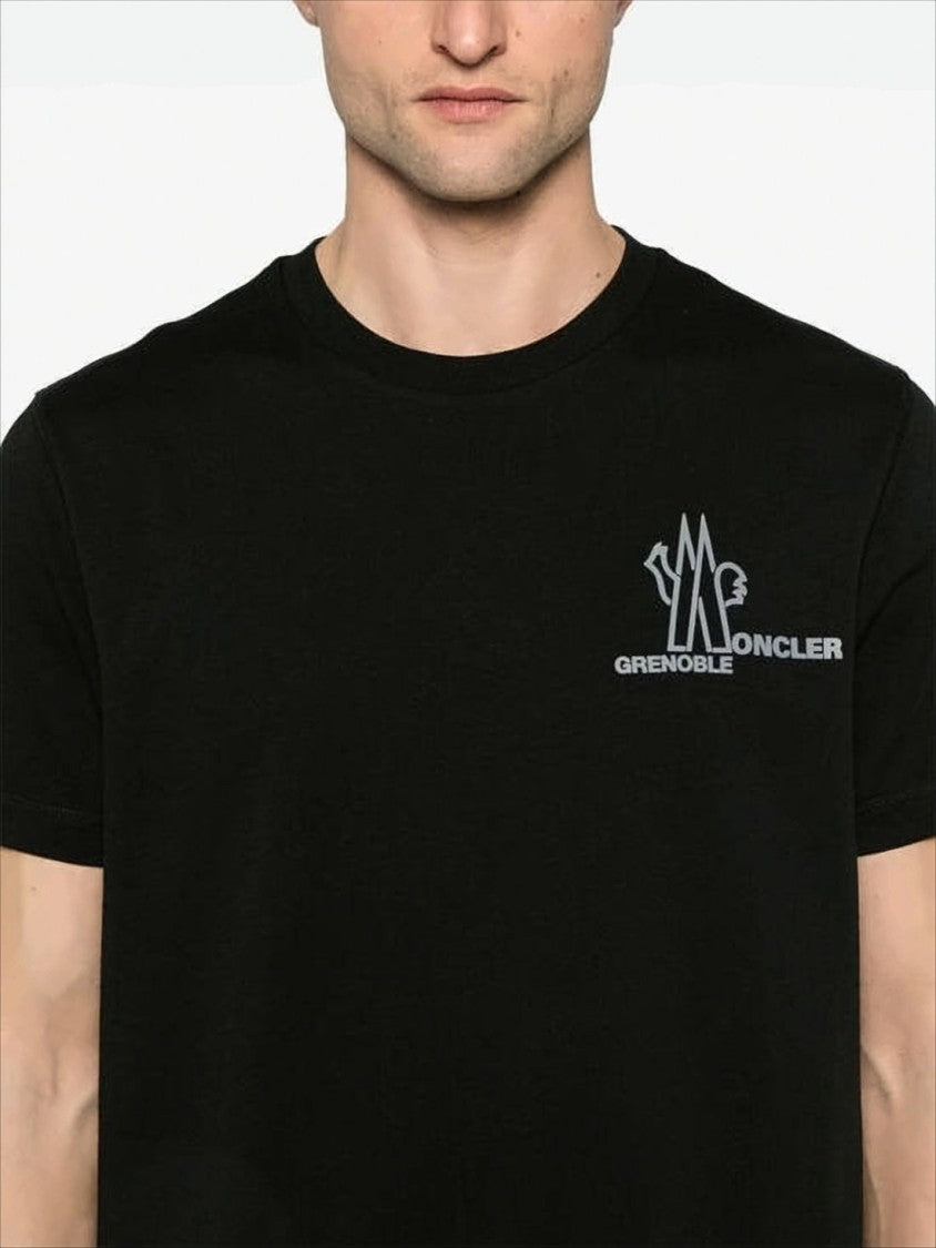 Moncler Cotton Crew Neck Short Sleeve T-Shirt