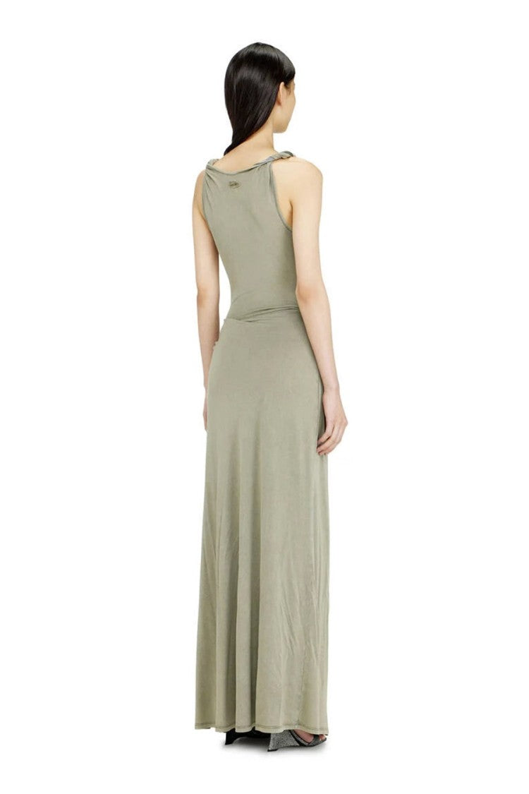 Diesel Multicolor Chiffon Maxi Dress