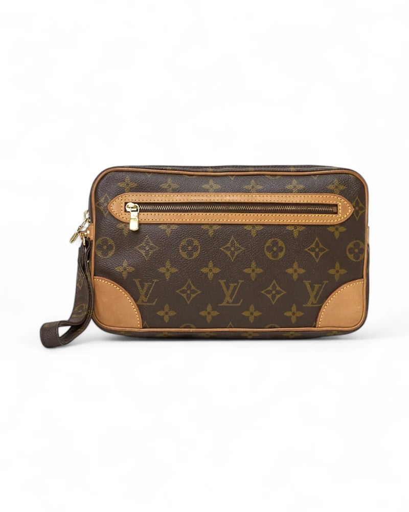 Louis Vuitton Gm Marly Monogram Clutch Bag