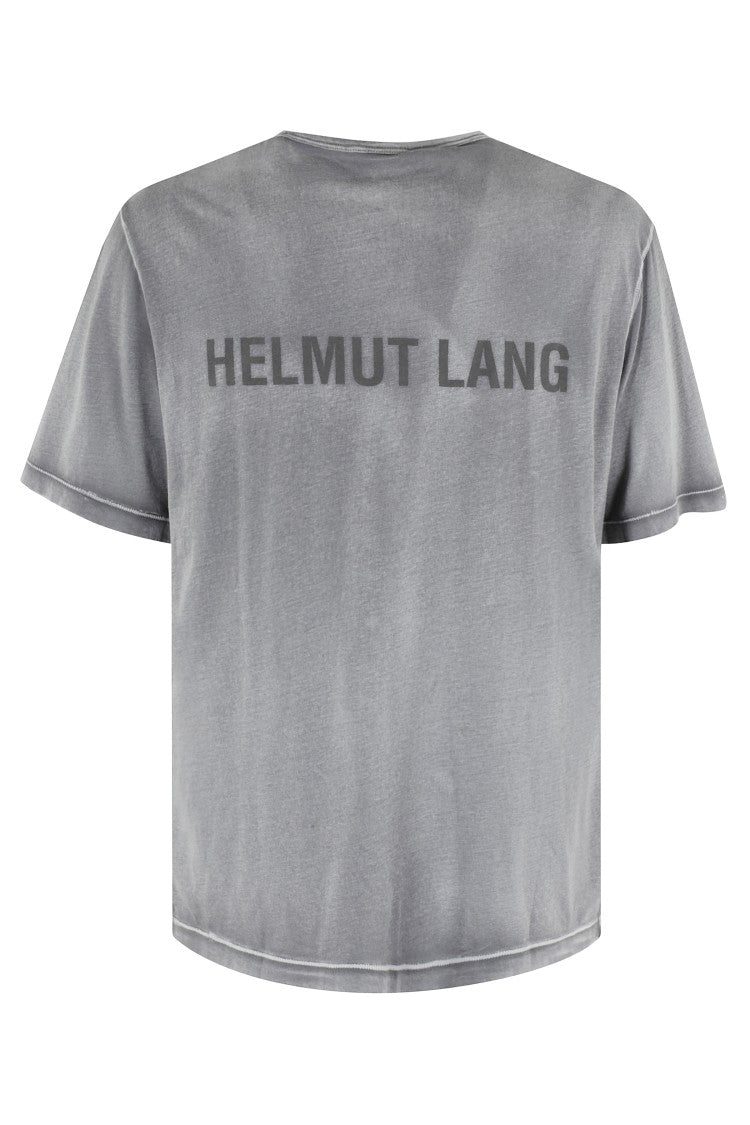 Helmut Lang New York Relaxed-Fit Grey Pima Cotton T-Shirt
