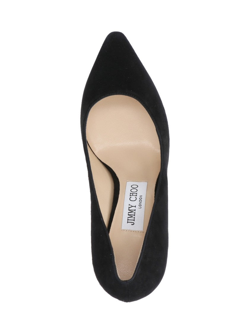 Jimmy Choo Pointed-Toe Slip-On Pumps With Stiletto Heel