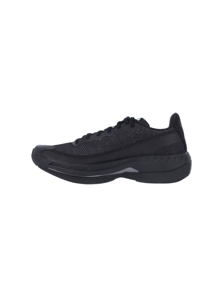 Mm6 By Maison Margiela Low-Top Mesh Sneakers With Textured Rubber Sole