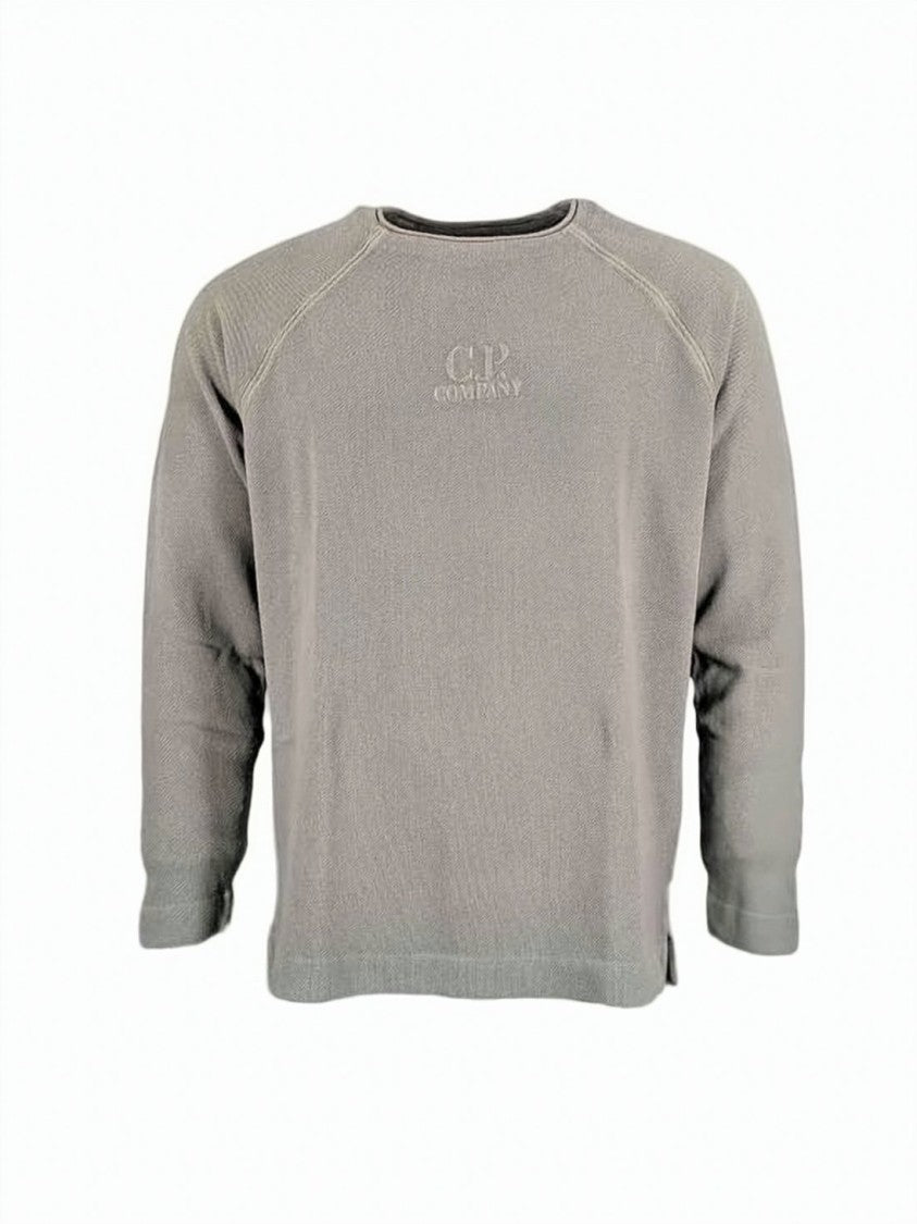 C.P. Company Textured Cotton Long Sleeve Top
