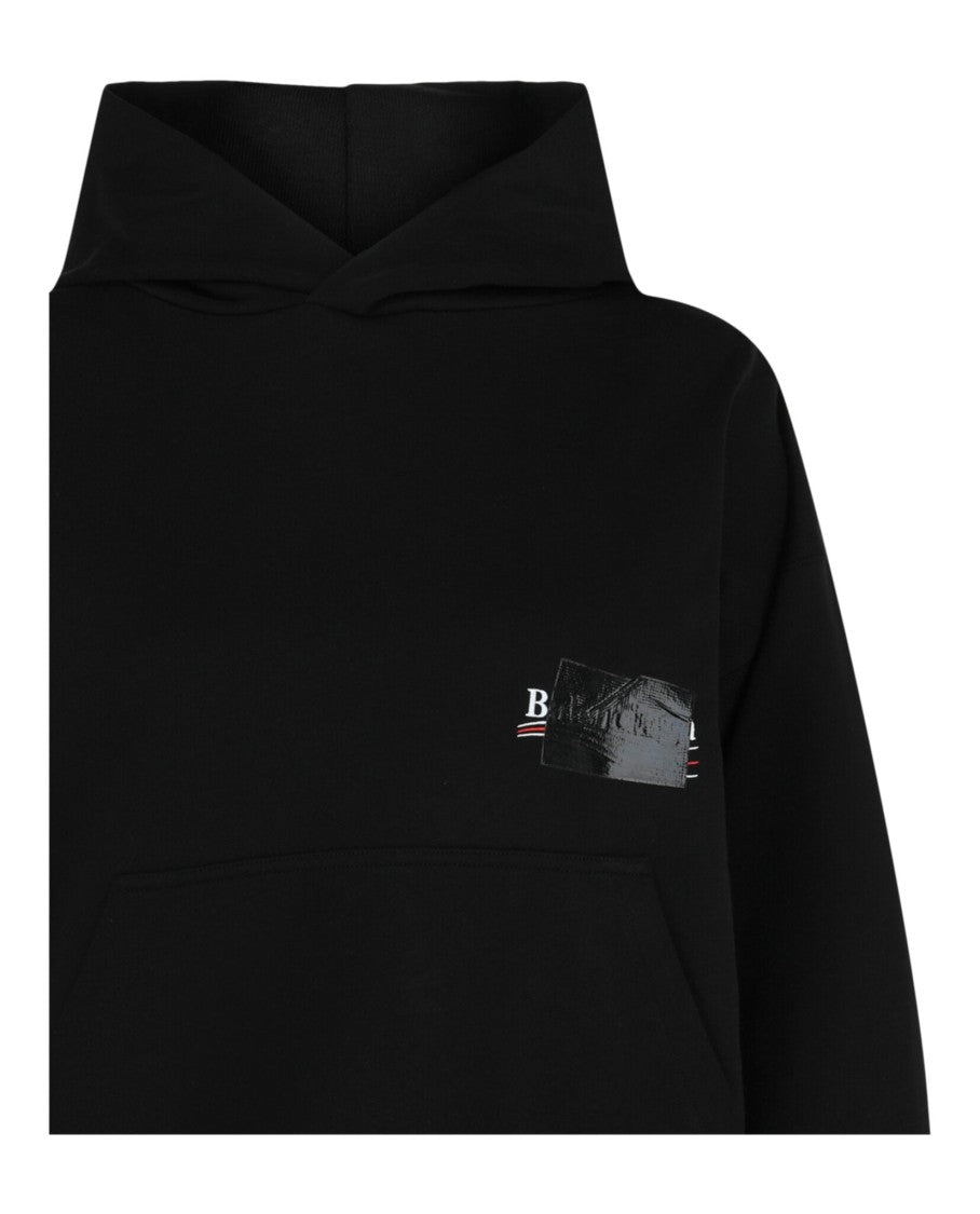 Balenciaga Concealed Logo Hoodie