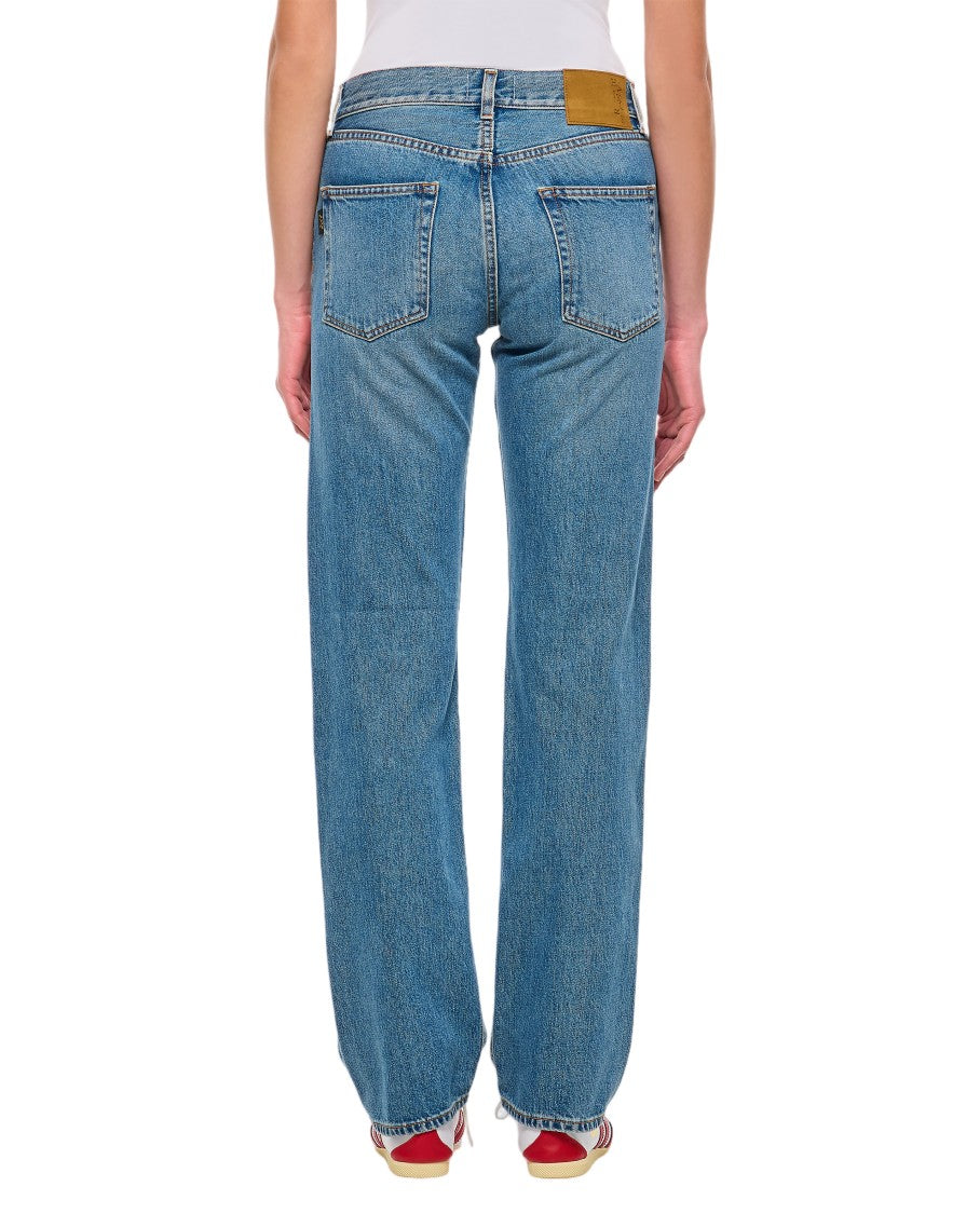 Haikure Straight-Leg Jeans With Classic Five-Pocket Design And Belt Loops