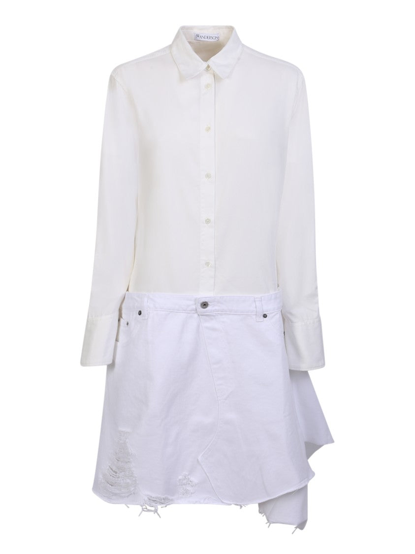 J. W. Anderson White Shirt Dress