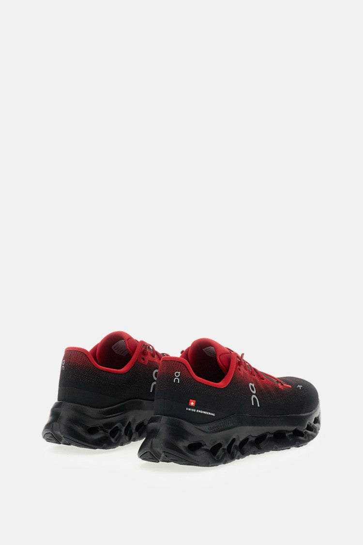 On Running Black Red Cloudtilt Mesh Sneakers