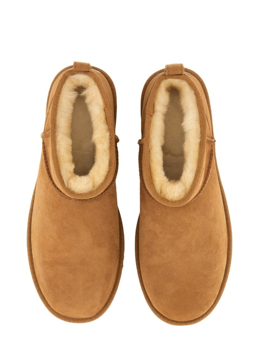 Ugg Classic Ultra Mini Low-Cut Brown Twinface Boots