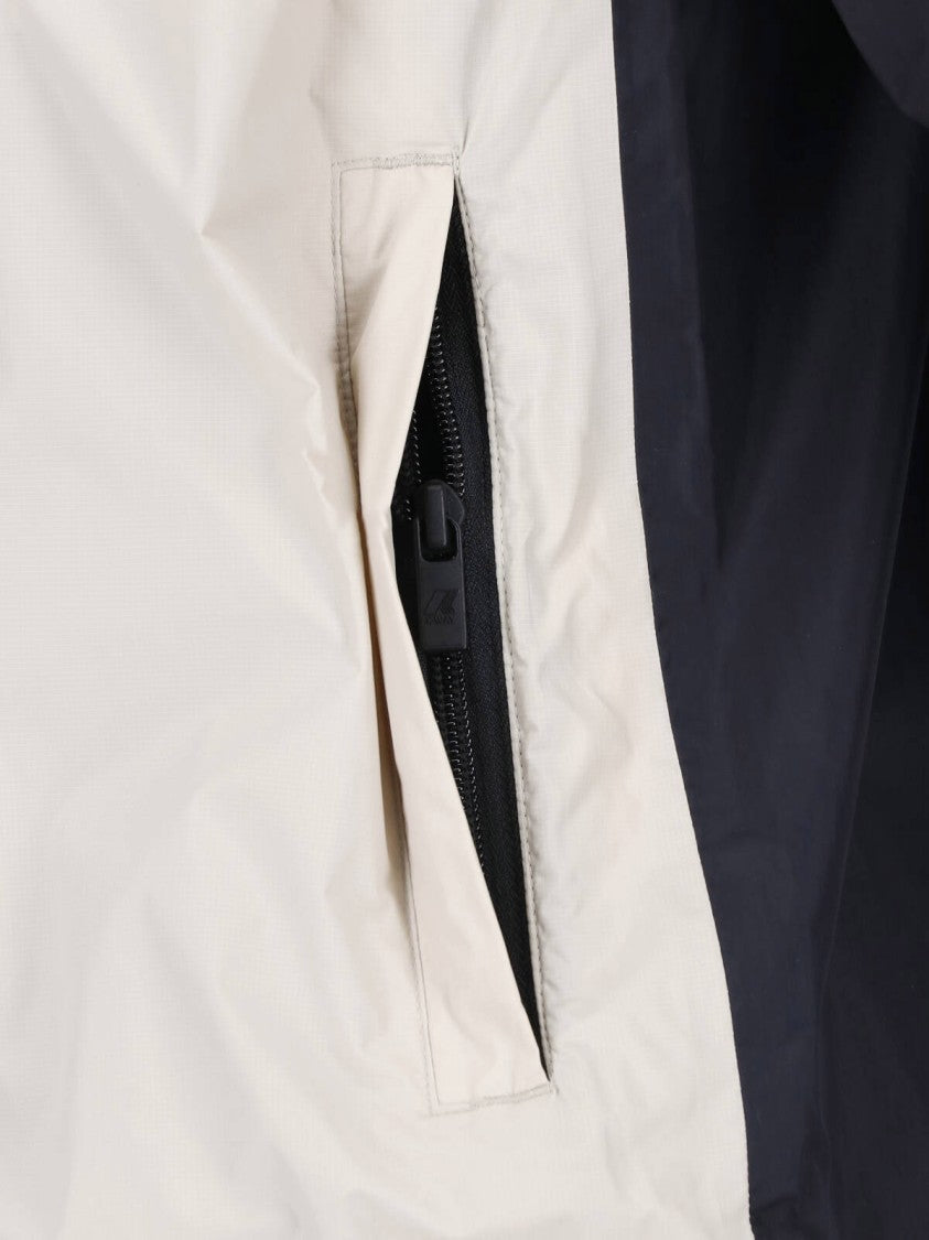 Comme Des Garçons Beige/Black Two-Tone Heart Motif Jacket