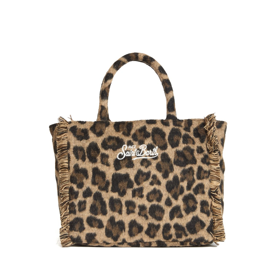 Mc2 Saint Barth Colette Bag In Leopard Felt