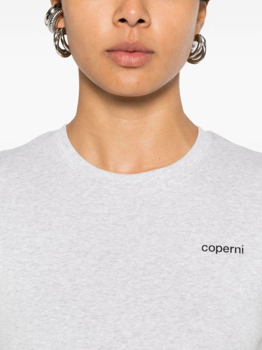 Coperni Short-Sleeved Crew Neck T-Shirt With Subtle Logo Detail