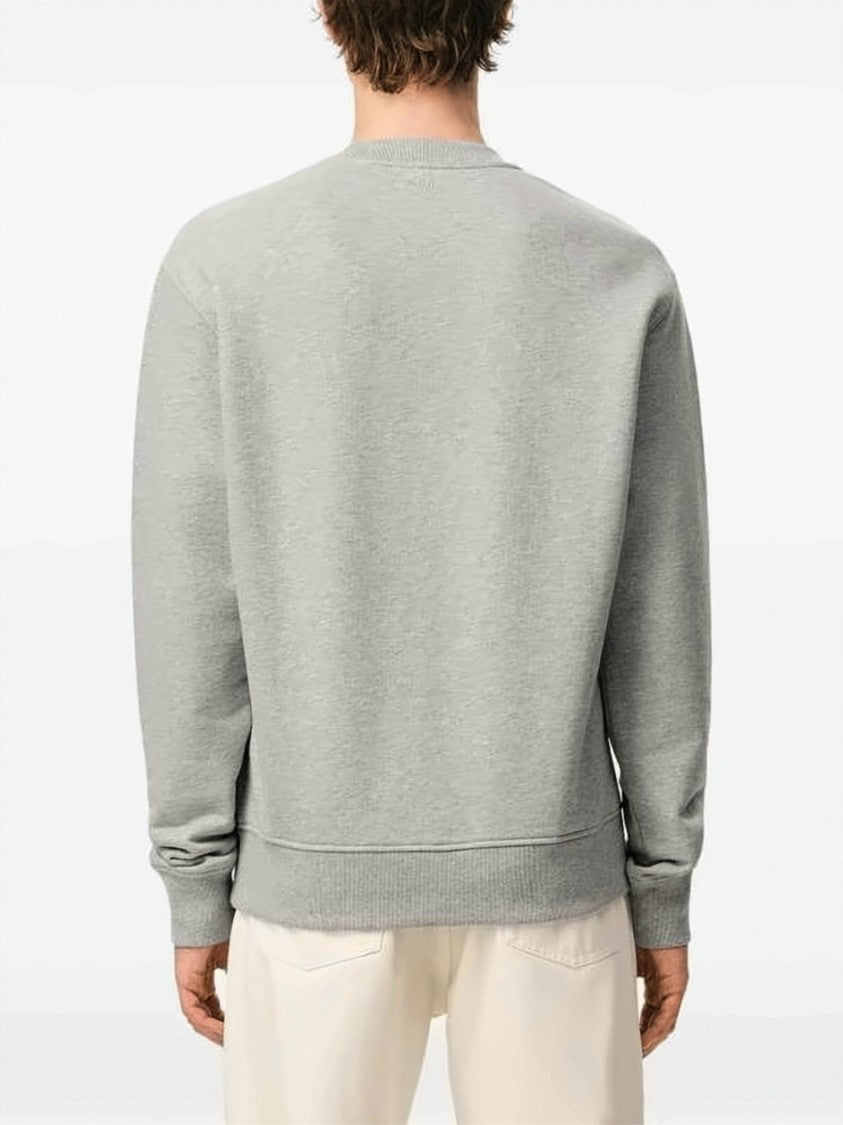 Ami Paris Relaxed Fit Cotton Knit Sweatshirt