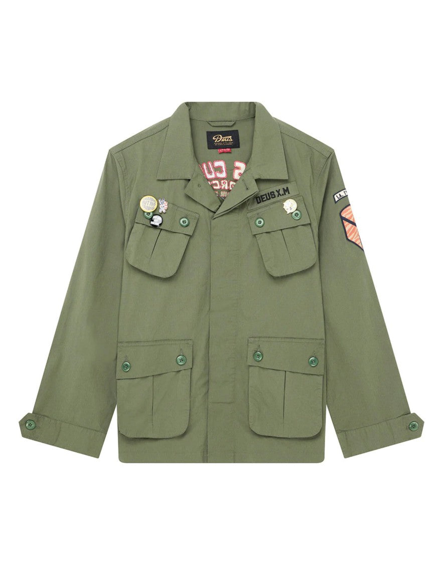 Deus Ex Machina Pine Green Power Overshirt