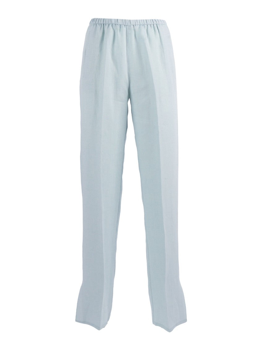 Forte Forte Relaxed Fit Linen Straight-Leg Pants