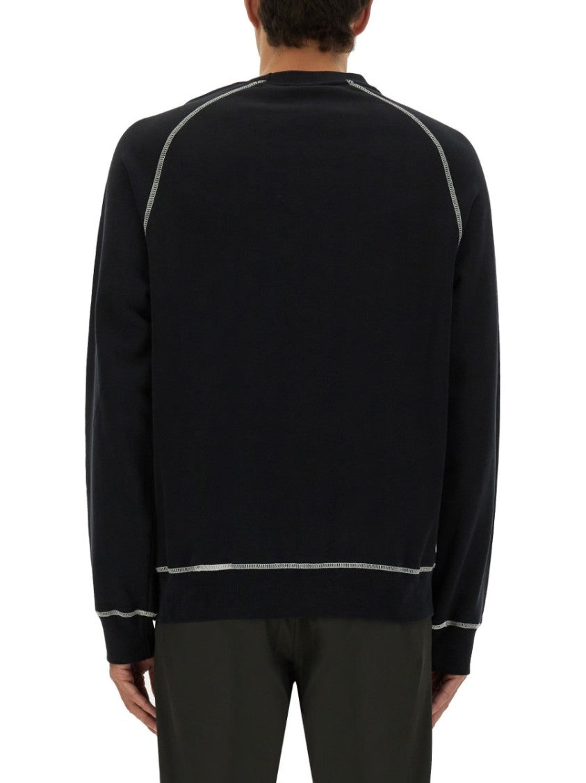 Ps Paul Smith Ps Happy Embroidered Sweatshirt