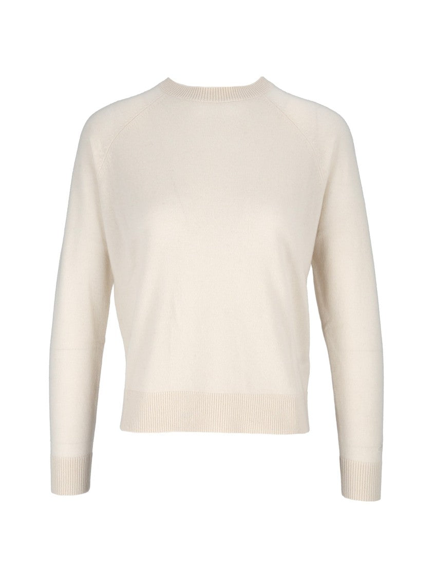 Mc2 Saint Barth Off-White Delphine Relaxed Fit Cashmere Sweater