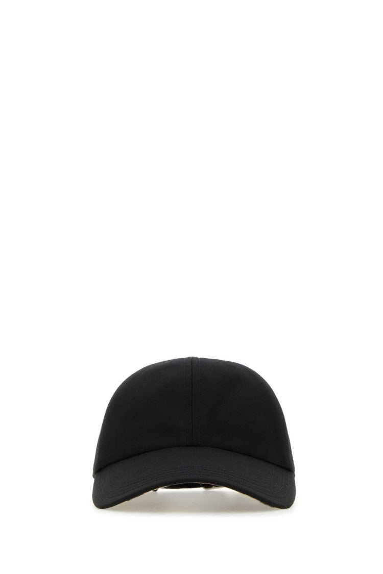 Burberry Black Polyester Blend Baseball Cap