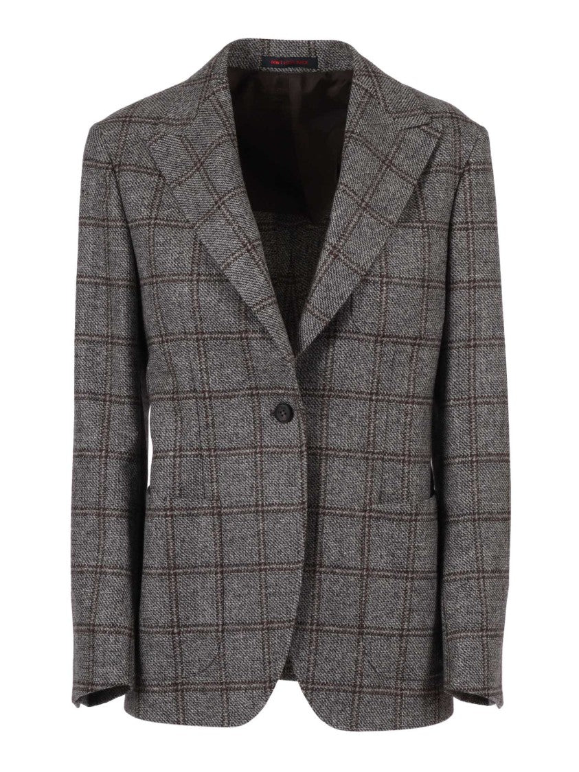 The Gigi Single-Breasted Tailored Jacket In Premium Wool-Cashmere Blend