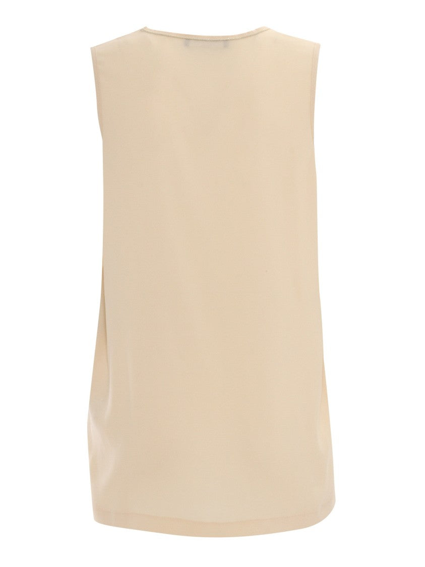 Fabiana Filippi Sable V-Neck Top