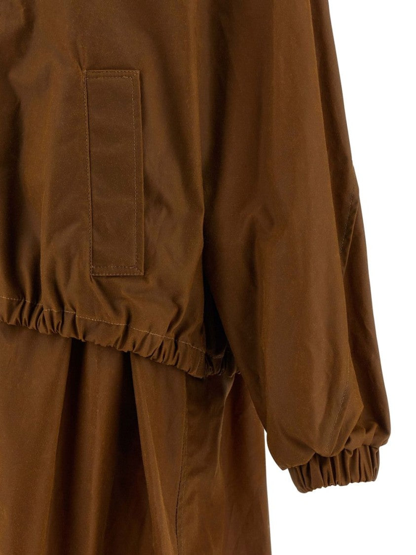 Marbell Single-Breasted Marbell Coat With Zip