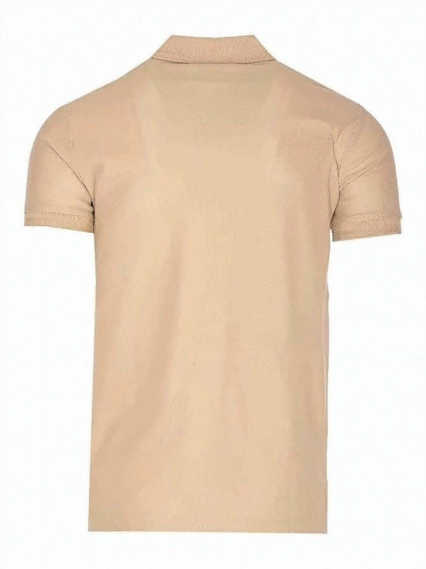 Burberry Short-Sleeve Polo Shirt With Ribbed Collar