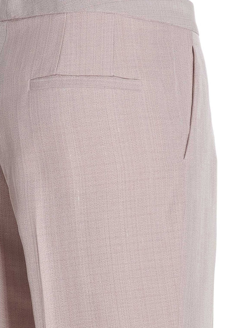 Jil Sander Refined Slim Pants In Viscose And Silk Blend