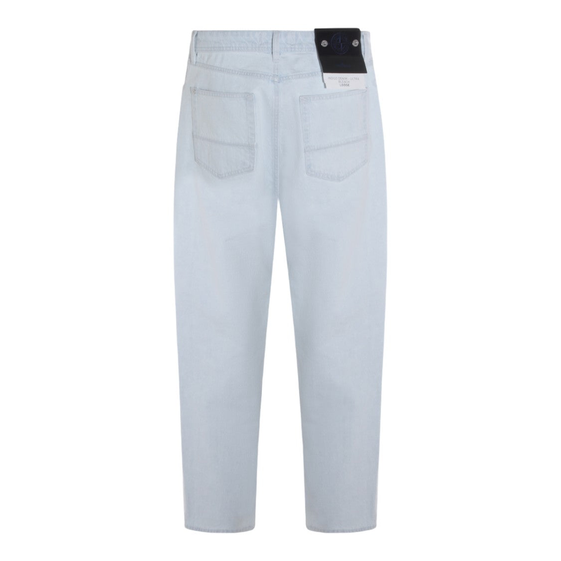 Stone Island Light Wash Denim Straight-Leg Jeans