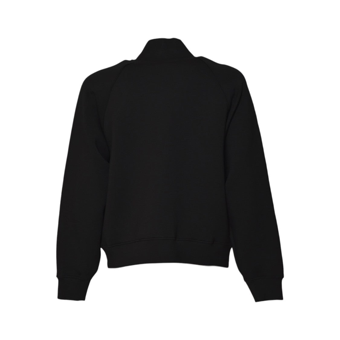 Dsquared2 Zip-Up Black Sweater With High Collar