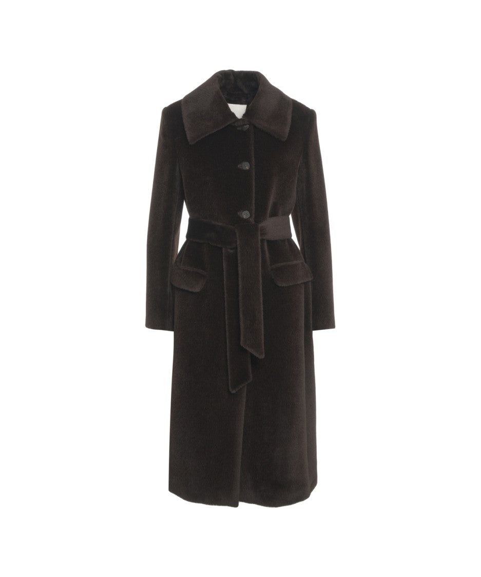 Breras Long Alpaca And Virgin Wool Coat
