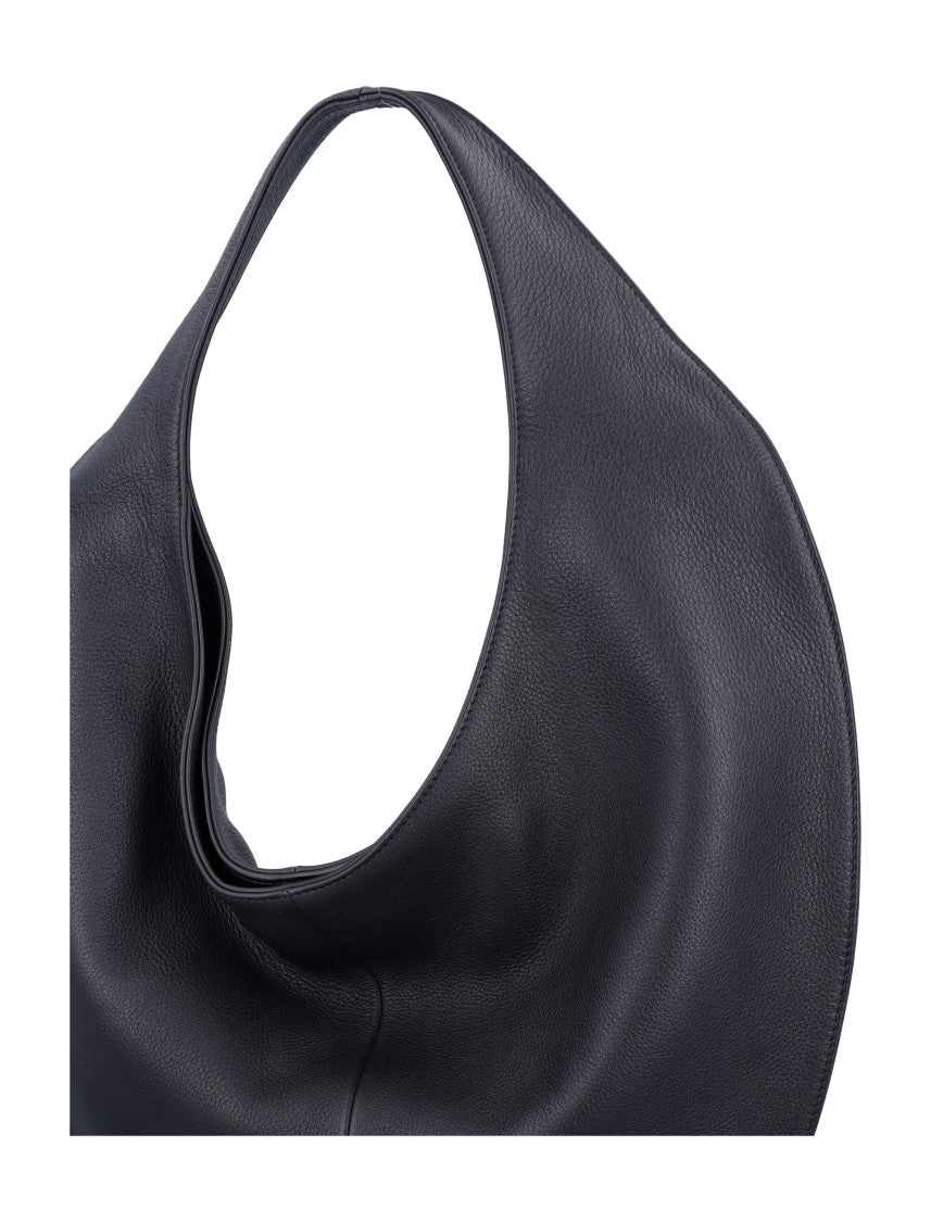Maeden Market Tote Black Leather