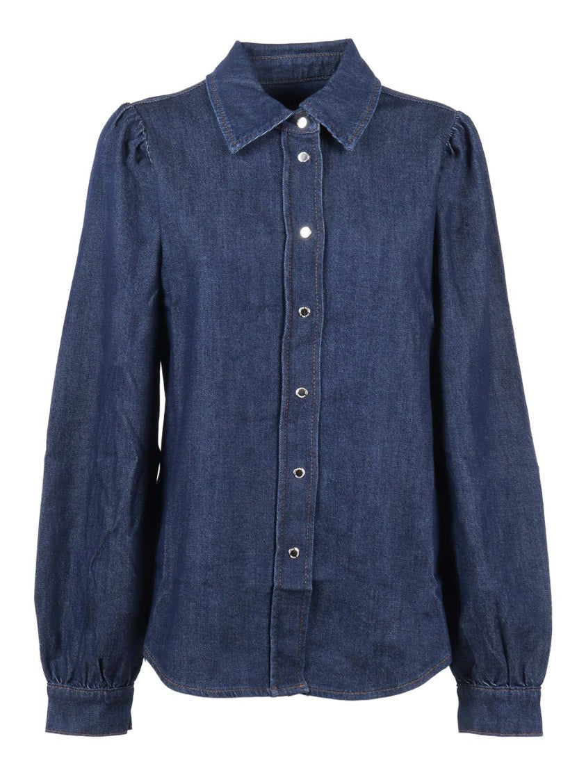 7 For All Mankind Halona Puff Sleeve Shirt